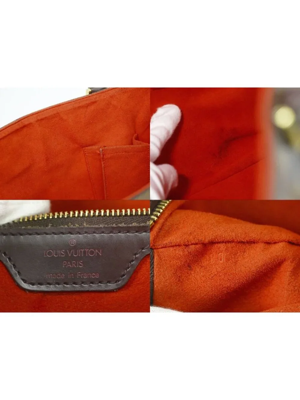 Louis Vuitton LV Uzes Damier Ebene Tote Brown
